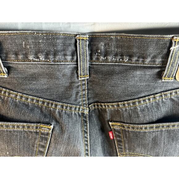 Levis 501XX Jeans Mens 40x32 Black Denim Classic Straight Button Fly 90s 00s Mex - Picture 10 of 14